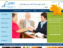 Tablet Screenshot of adrcofthenorthwoods.org